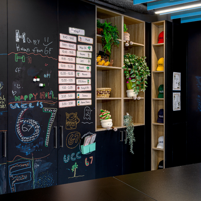 Collaborative learning space blazing a trail