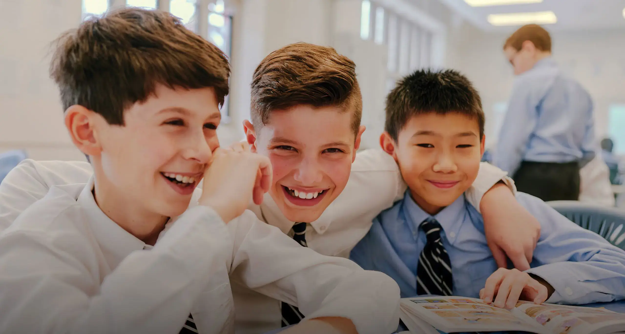 Prep Students in Classroom Laughing