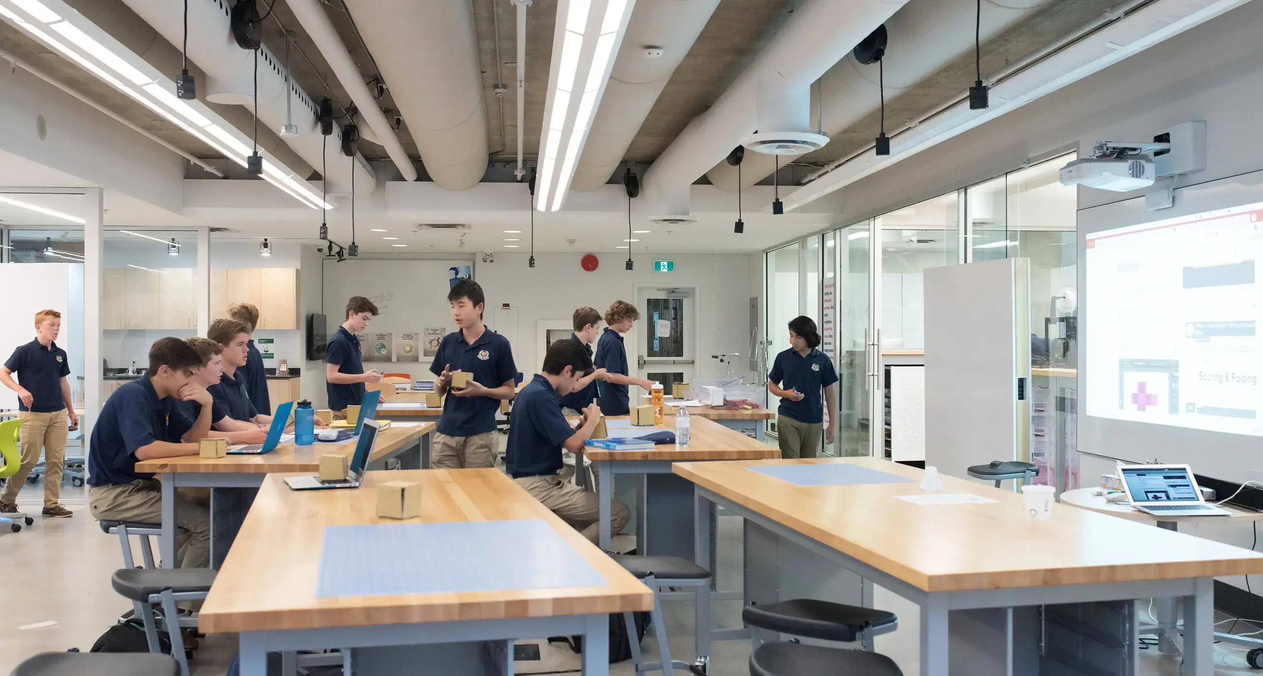 Students in Design Lab